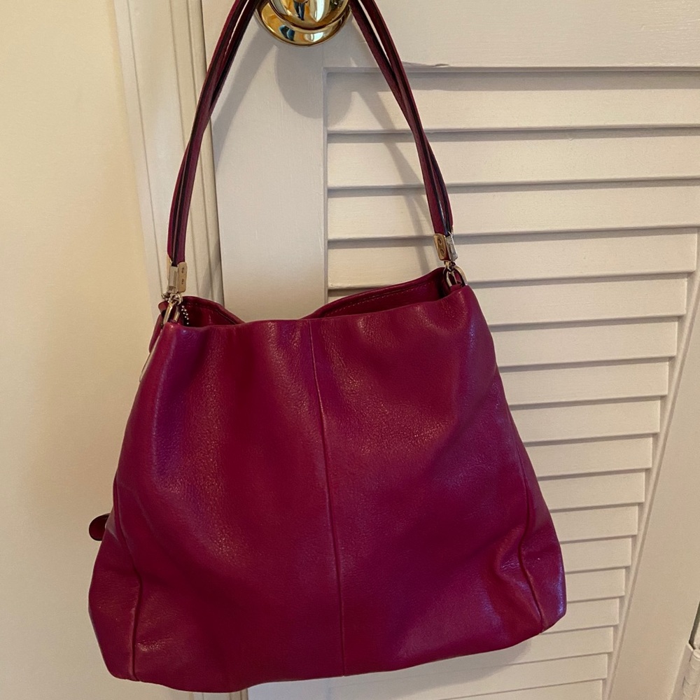 Coach Leather Madison Phoebe Shoulder Bag